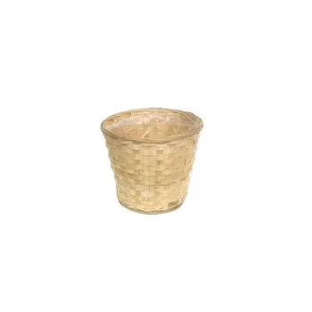 Bambus Kaspó Natural 01-80/N - D22*H18cm