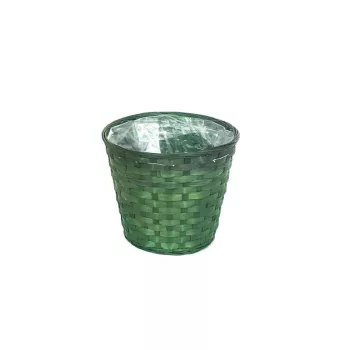 Bambus Kaspó Verde 01-80/GR - D22*H18cm