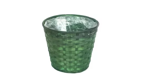 Bambus Kaspó Verde 01-80/GR - D22*H18cm
