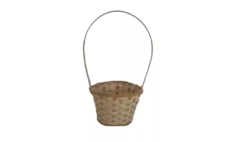 Bambusz Flor. Natúr 66-38/N - D13*H9,5/29cm (10/gy_150/#)