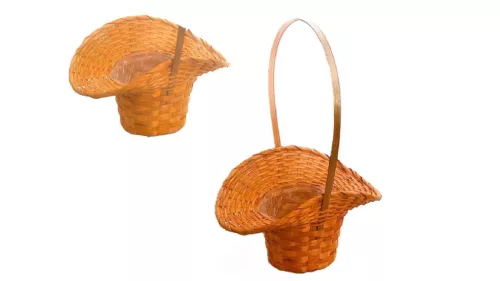 Bambus Florentin Portocaliu 12-54/LARGE/O - 20*16*H13/35cm 10/160