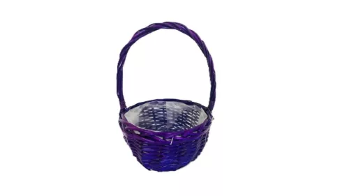 Vessző Flor.Kerek Lila Gömb 14-88/LILA/M - D20*H12/30cm (24/#)