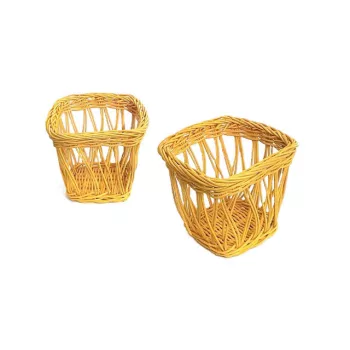 Cupă Rattan Cub Portocaliu 38-32/ORANGE - 12*12*H12cm