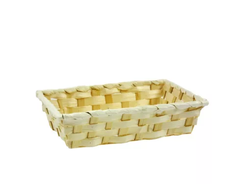 Coș din bambus Natural 3321 - 24*16*H6cm 10/120
