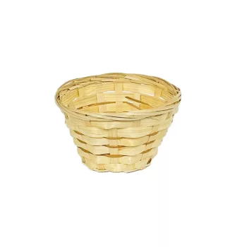 Coș din bambus Rotund 8-21 - Dia12×H6cm