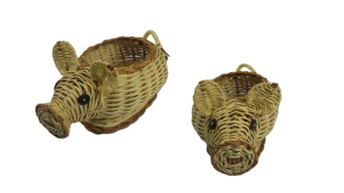 Cane Pig Natural 22-A14 - 18*11*H10cm