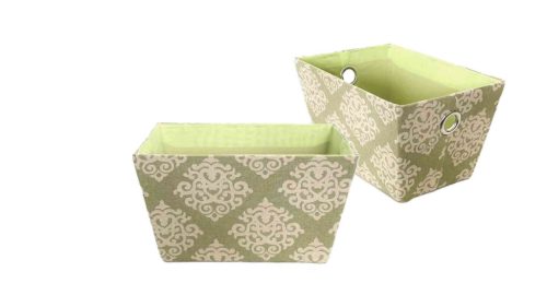 Textilbox Grünes Muster 55-L-108 - 35*25*H20cm