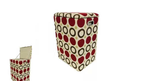 Suport de rufe pe picioare Red Dotted 55-SZÁ-03/M - 49*39*H68cm