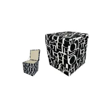 Coș de rufe Litere orizontale 55-SZF-11/S - 32*32*H36cm
