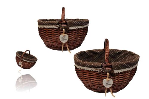 Bevásárló Kosár Barna 68-110/M - 46*33*H25/36cm