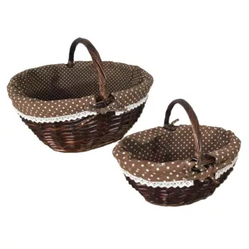 Bevásárló Kosár Barna 68-110/S - 27*21*H15/21cm (8/#)