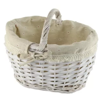 Bevásárló Kosár Fehér 68-174/S - 28*21*H16/21cm (8/#)