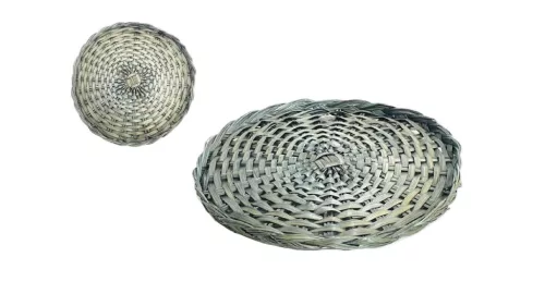 Coș din bambus Natural Mare 8-61 - 42*31*H8cm