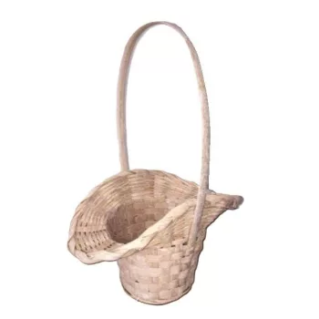   Bambusz Flor. Antikolt Fehér 66-54-A/W - 22*17*H13/30cm (8/gy_72/#)