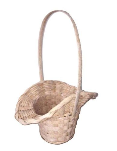 Bambusz Flor. Antikolt Fehér 66-54-A/W - 22*17*H13/30cm