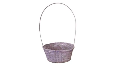 Flor de bambus. Oval Tricotat Mov 66-2-A/MOV - 30*22*H13/49cm