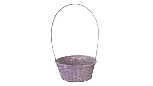 Flor de bambus. Oval Tricotat Mov 66-2-A/MOV - 30*22*H13/49cm