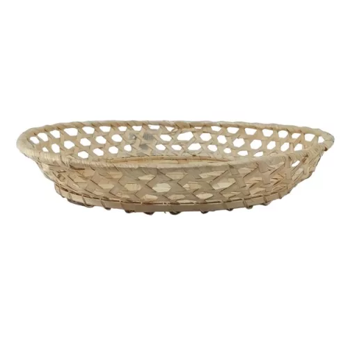 Cos Bambus Oval Natural 208-14 - 31*25*H5cm