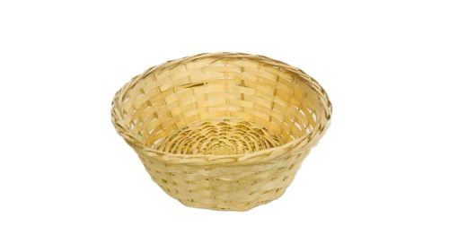 Cos din bambus Rotund Natural 208-82 - D22*H8cm
