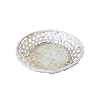 Cos din bambus Rotund Natural 208-57 - D20*H5cm