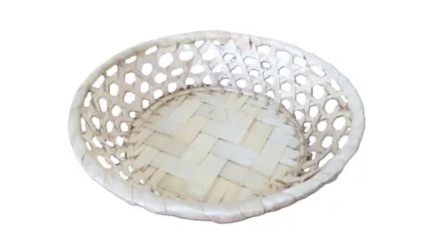 Cos din bambus Rotund Natural 208-57 - D20*H5cm