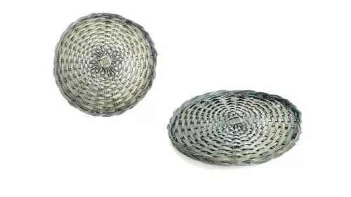 Cos Bambus Plat Gri 208-61 - D25*H2cm