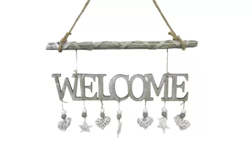 Ajtódísz Welcome 210-ADF-4 - 40*9cm (48/#)