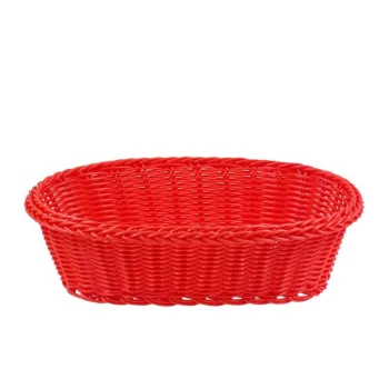 Coș Pâine Plastic Roșu 70-M-26/RED - 27*19*H8cm