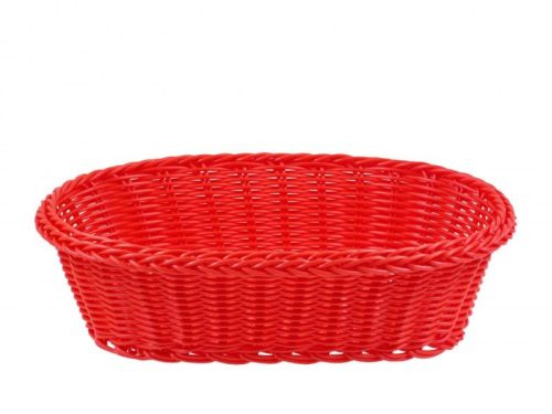 Coș Pâine Plastic Roșu 70-M-26/RED - 27*19*H8cm