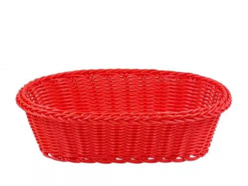 Coș Pâine Plastic Roșu 70-M-26/RED - 27*19*H8cm