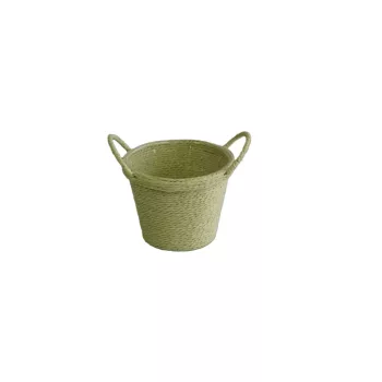 Pungă de hârtie cu urechi 9-11/VERDE - D10,5*H9cm 10/180