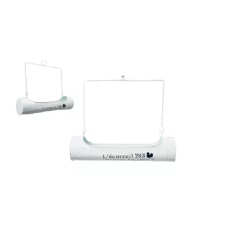 Bádog Hengerkaspó Fehér 232-B-17/FEHÉR - 36*8,5cm (24/#)
