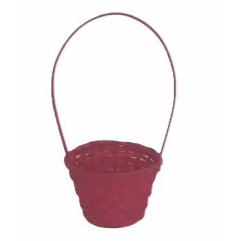   Bambusz Flor. Antikolt Piros 66-38-A/PIROS - D13*H9,5/29cm (10/gy_150/#)