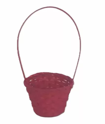 Bambusz Flor. Antikolt Piros 66-38-A/PIROS - D13*H9,5/29cm (10/gy_150/#)