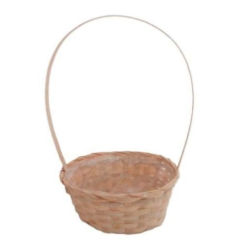 Bambusz Flor. Ovál Antikolt Kicsi 66-22-A/NARANCS - 25*18*H10/40cm