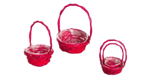 Cane Flor Red S/2 14-641/R - D23*H10/30cm 2/32