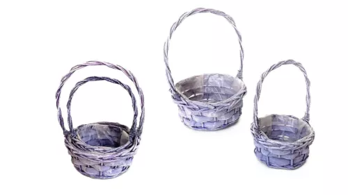virgulă Flor. Violet S/2 14-641/V - D23*H10/30cm 2/40