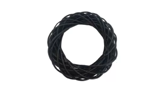 Koszorúalap 35cm Fekete A-35/BLACK - D35*7cm (24/#)