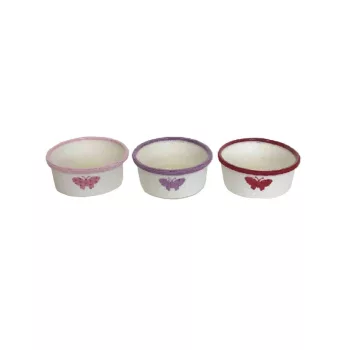   Coș de hârtie Margine rotundă colorată 9-22/MIX - D15.5*H7cm 10/180