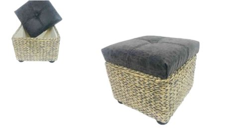 Cufar Vizililiom Grey Bh Faux Leather 81-9/S - 38*38*H36cm