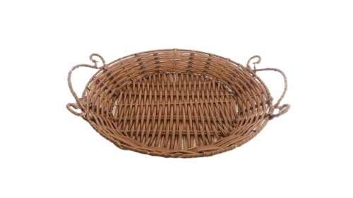 Coș Pâine Plastic Rotund Maro 70-P-1 - D30*H3.5cm