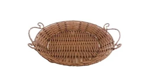 Coș Pâine Plastic Rotund Maro 70-P-1 - D30*H3.5cm