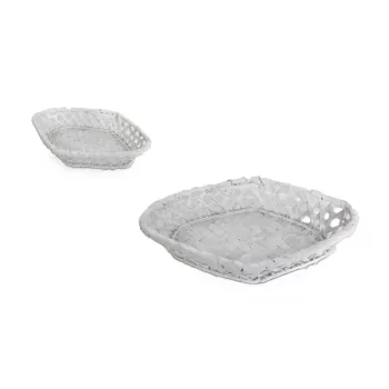 Coș de bambus Alb 208-99/L - 26*19*H5cm