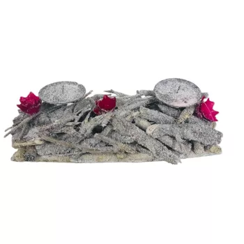 Suport pentru lumanari Tangled 2 210-GY-9 - 35*15*H12cm