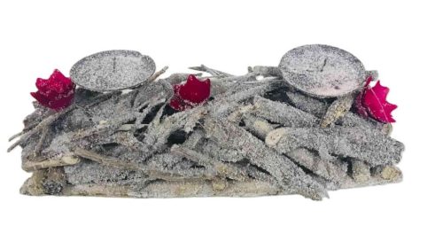 Suport pentru lumanari Tangled 2 210-GY-9 - 35*15*H12cm