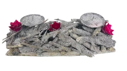 Suport pentru lumanari Tangled 2 210-GY-9 - 35*15*H12cm
