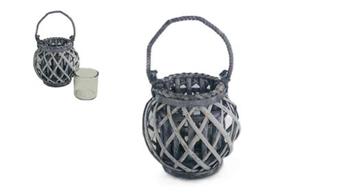 Candle holder Gray 90-M-2/GRAY - D14/22*H19cm