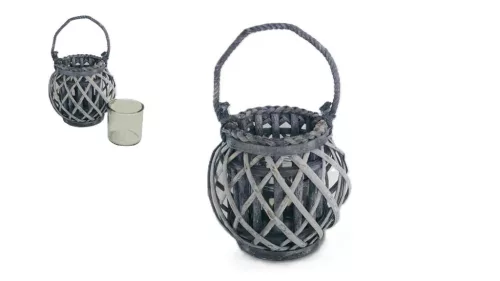 Mécsestartó Szürke 90-M-2/SZÜRKE - D14/22*H19cm (12/#)