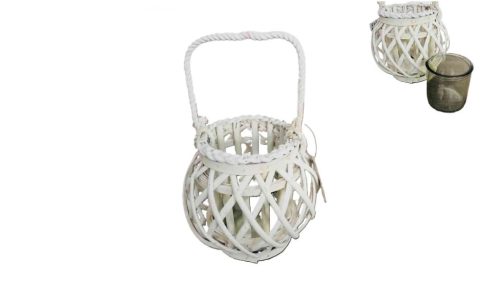 Candle holder White 90-M-2/WHITE - D15/20*H20cm