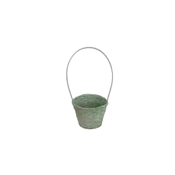   Bambusz Flor. Antikolt Zöld 66-38-A/ZÖLD - D13*H9,5/29cm (10/gy_150/#)